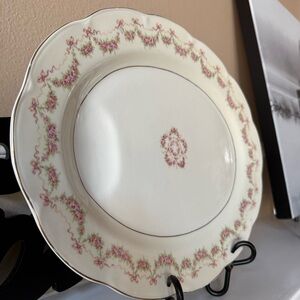 Theodore Haviland Hamilton Serving Platter Made in America gold trim Vintage